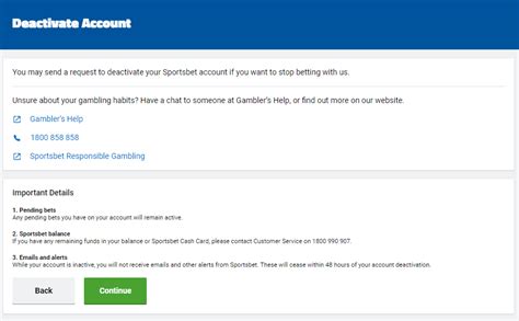 how to delete sportsbet account|Help .